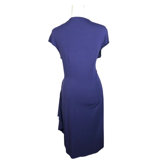 SOLD TOMMY BAHAMA Sz M Tambour Wrap Dress Purple - Picture 5 of 12